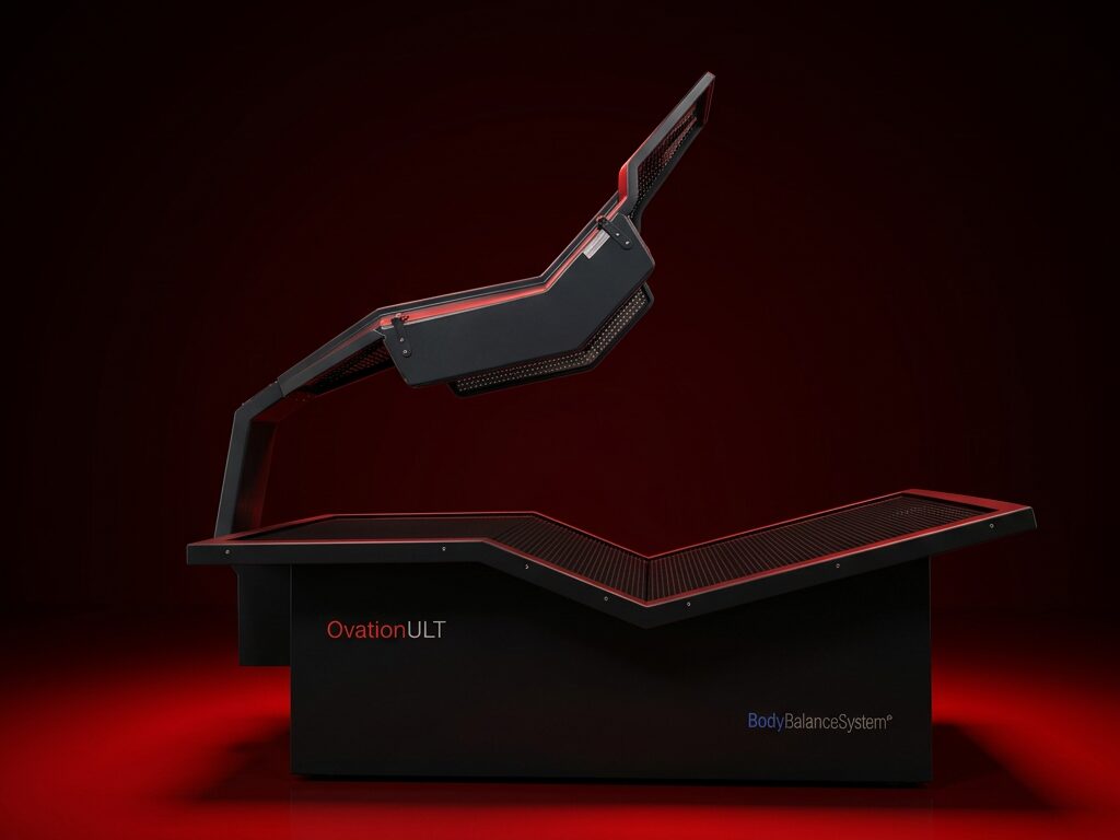 OvationULT red light therapy bed